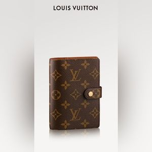 Louis Vuitton Notebook Cover Agenda PM-Brown Monogram w/o the rings.